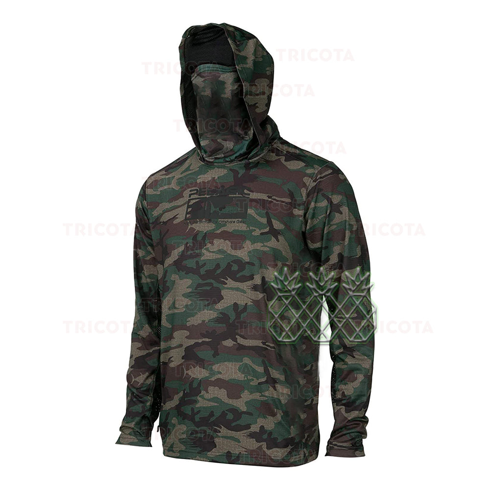 Men's Long Sleeve UV Protection Fishing Hoodie Shirt | Streetwear