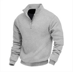 Men's Loose-Fit Zip-Up Pullover