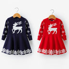 Long Sleeve Christmas Princess Dress