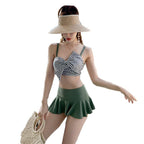 Women's Chic Skirted Two-Piece Swimsuit for Slimming