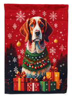 Brittany Spaniel Holiday Christmas Garden Flag
