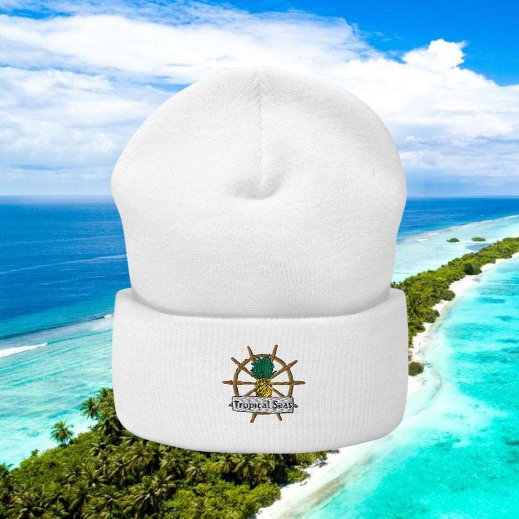 OG Tropical Seas Cuffed Beanie | Embroidered Cap