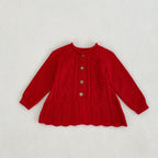 Knitted Long Sleeve Fashion Sweater Cardigan