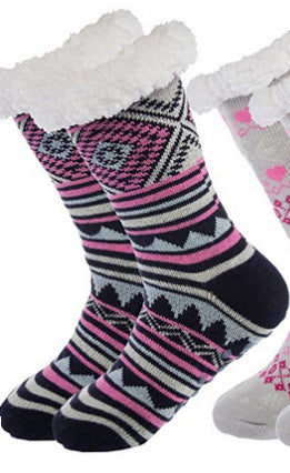 Thickened Non-Slip Indoor Knitted Wool Socks