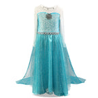 Frozen Elsa Princess Dress for Girls - Christmas Outfit