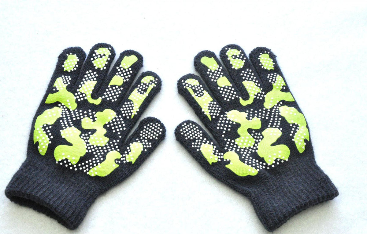 Children's Winter Knitted Gloves for Outdoor Sports
