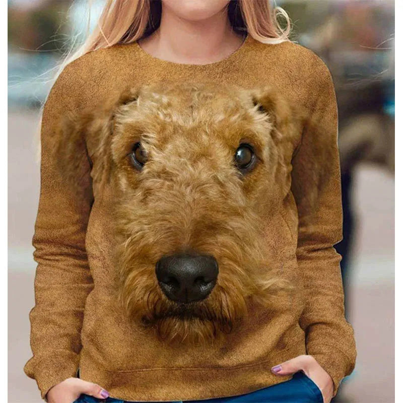 Kawaii 3D Printed Cute Animal Sweatshirt for Women | Streetwear