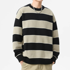 Men's Casual Crew Neck Sweater - Loose Fashion Fit