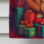 Pekingese Holiday Christmas House Flag