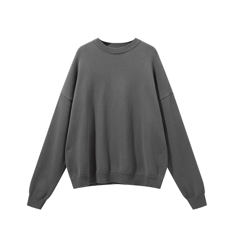 Casual Round Neck Sweater with Fashionable Style
