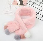 Thick Warm Solid Color Scarf for Children