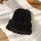 Cute Thickened Wool Hat in Sweet Candy Colors for Women | Embroidered Cap