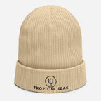 Triple Spear Organic Beanie | Embroidered Cap