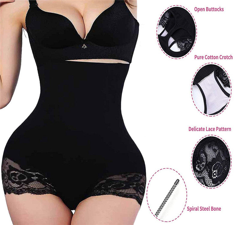 Seamless High-Waist Shaping Butt-Lifting Shorts for Women