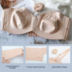 New Cross-Border Sexy Lace Bra with Detachable Straps