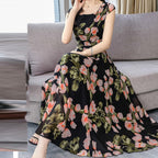 Summer New Women's Bohemian Printed Maxi Dress