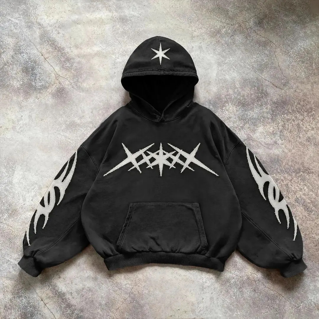 Y2K Grunge Pullover Hoodies for Women | Streetwear