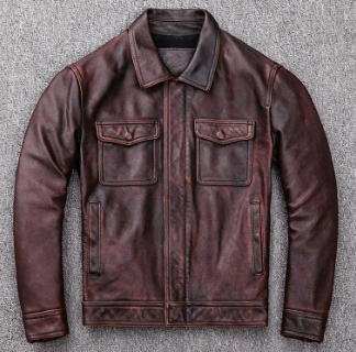 Vintage leather coat