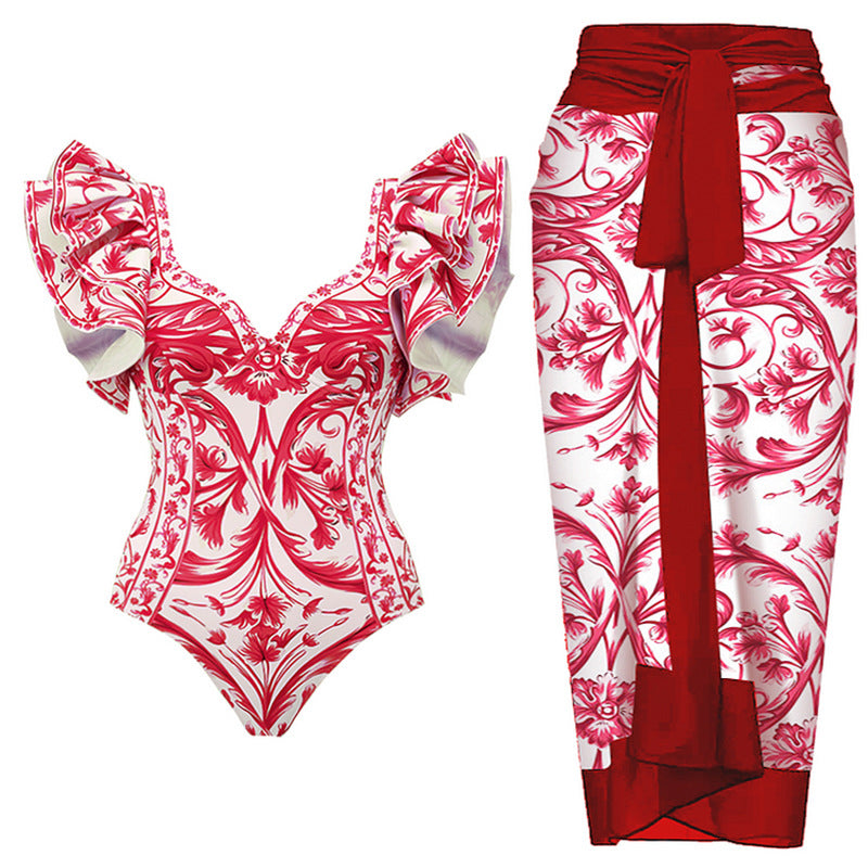 Plus Size 2024 New Sexy One-Piece Swimsuit for Women