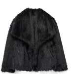 Winter Plush Thicken Lapel Coat