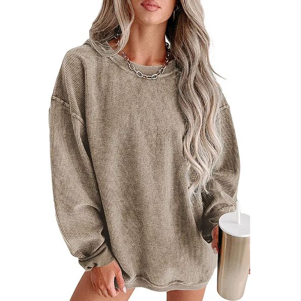 Women's Knitted Loose Sweatshirt | Streetwear