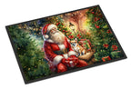 Chihuahua and Santa Claus Doormat