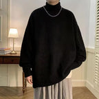Men's Turtleneck Loose Sweater for Autumn and Winter