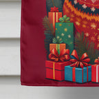 Greyhound Holiday Christmas House Flag