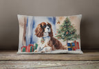 Cavalier Spaniel Christmas Throw Pillow