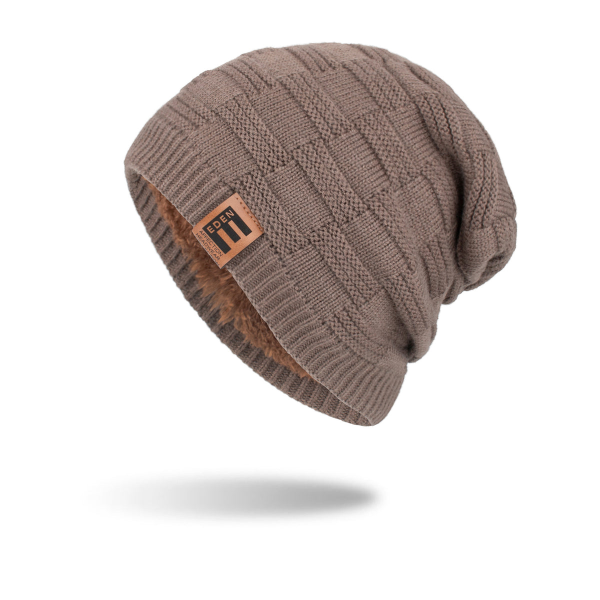 Korean Style Trendy Knitted Wool Hat for Men | Embroidered Cap