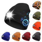 Illuminated Knit Hat | Embroidered Cap