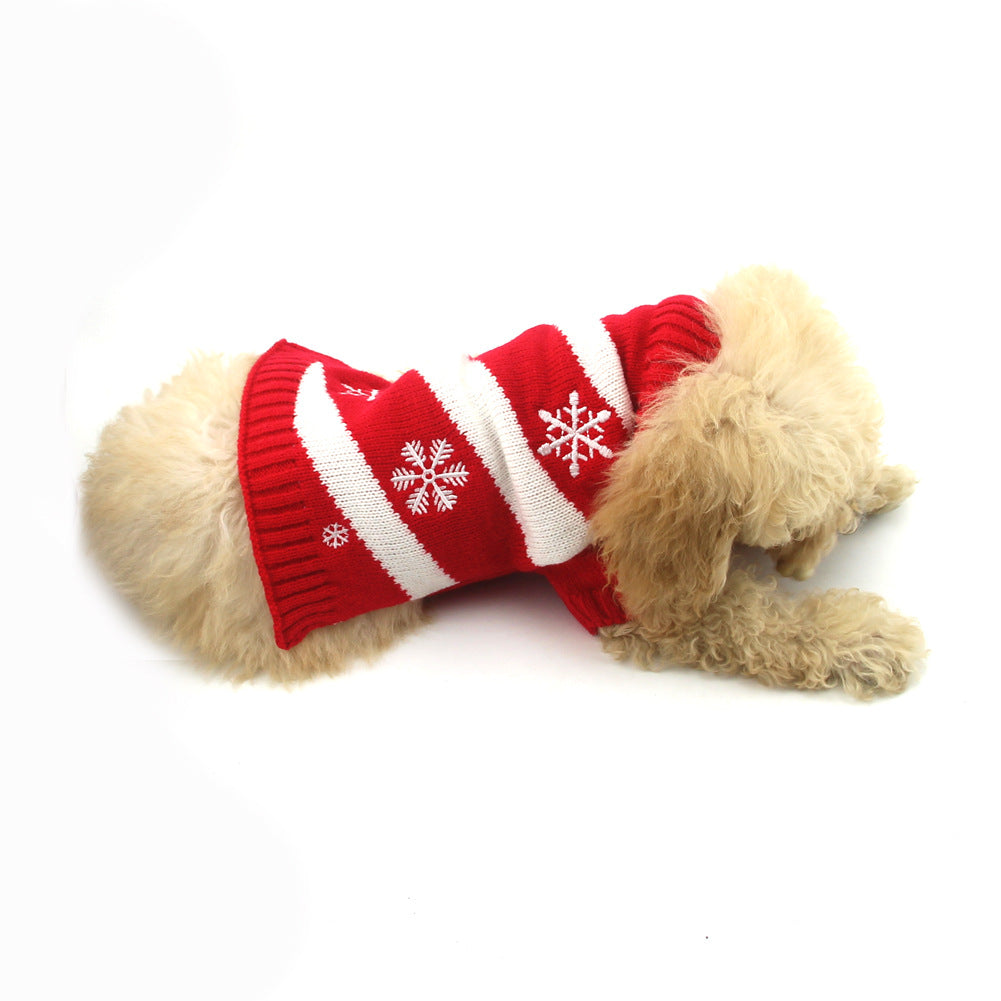 Christmas Pet Sweater for Dogs - Festive Knitwear