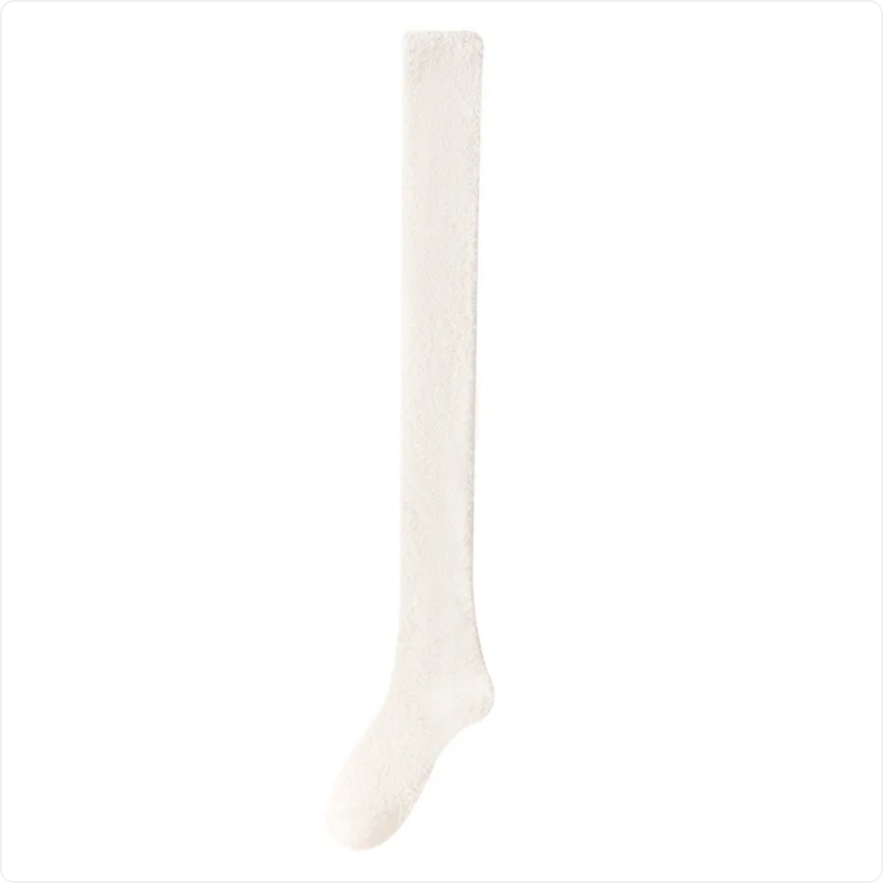Cozy Over-the-Knee Coral Fleece Socks