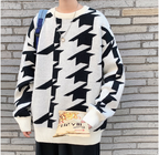 Casual Round Neck Pullover Sweater for Men | Streetwear