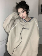 Women's Retro Cotton Sweater for Early Autumn