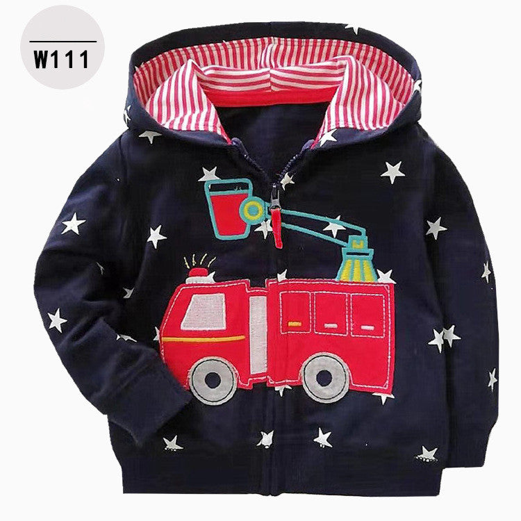 Children's Hooded Zippered Sweatshirt