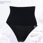 Seamless High-Waisted Butt-Lifting Thong Pants