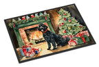 Portuguese Water Dog Cozy Christmas Doormat