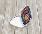 Lion Christmas Compact Mirror