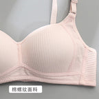 Breathable Cotton Girls' Ribbed Bodysuit Bra