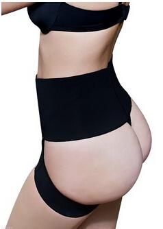 Belted Sexy Shaping Bodysuit with Lifted Thong Pants