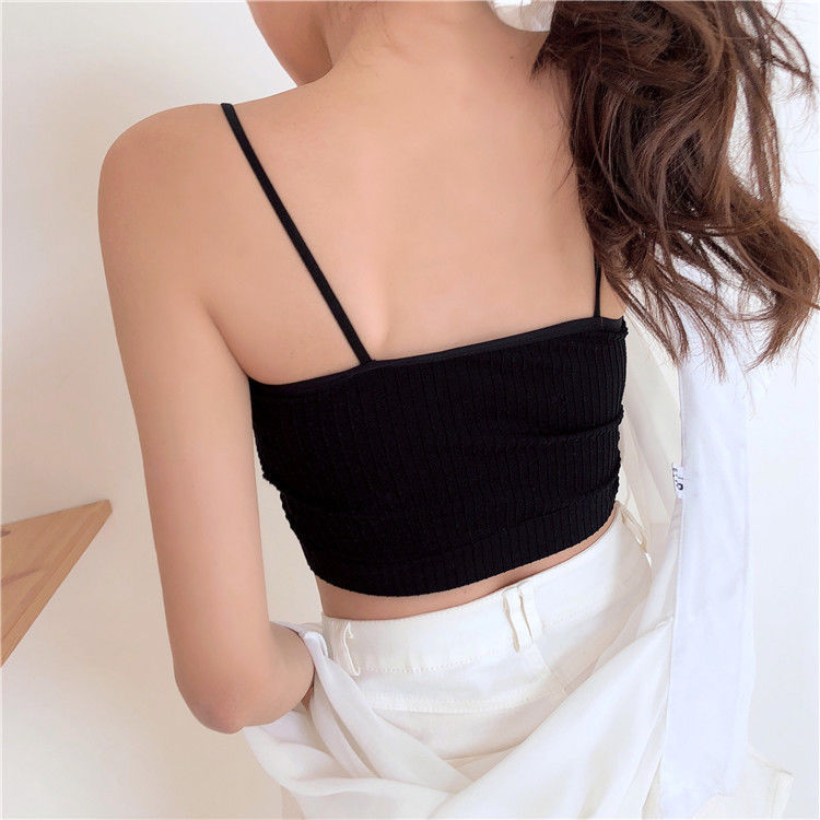 Trendy Women's Off-Shoulder Crop Top with Letter Straps