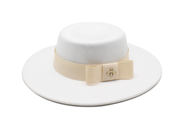 Luxury Wool Hat for European and American Celebrities | Embroidered Cap
