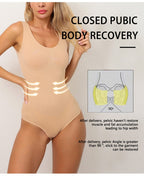 Plus Size Seamless One-piece Corset T-shaped Belly Pants