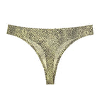 "Women's Sexy Leopard Print Cotton Thong Underwear"