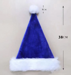 Soft Plush Christmas Hat | Embroidered Cap