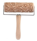 Christmas Reindeer Printed Wooden Rolling Pin with Laser Engraving
