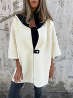Casual Jacket with Stand-Up Collar and Zipper (One Piece)