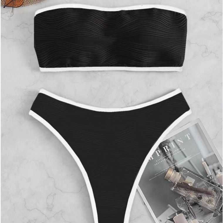 2023 Fashionable Women's Strapless Slim Swimsuit Bulk