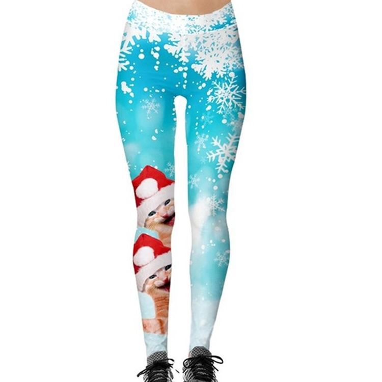Snowflake Leggings and Christmas Yoga Pants